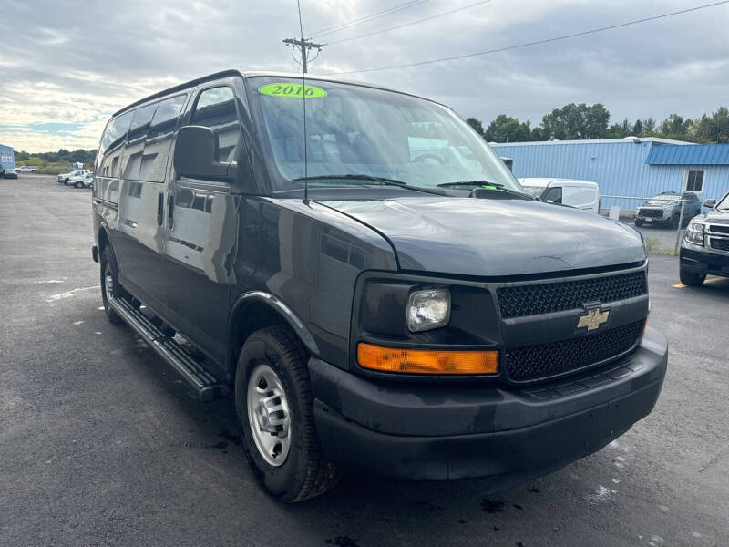 Used 2016 Chevrolet Express 1LS with VIN 1GAZGLFF9G1318289 for sale in Spencerport, NY