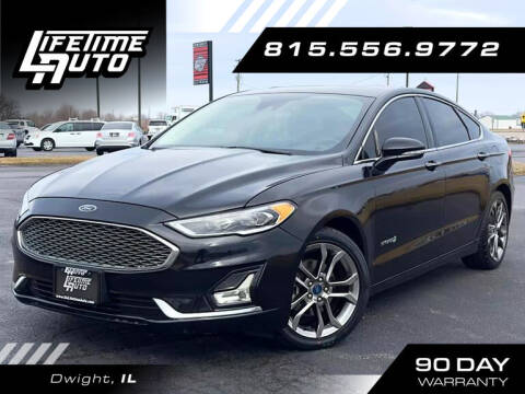 2019 Ford Fusion Hybrid for sale at Lifetime Auto in Dwight IL