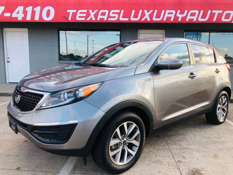 2016 Kia Sportage for sale at Texas Luxury Auto in Cedar Hill TX