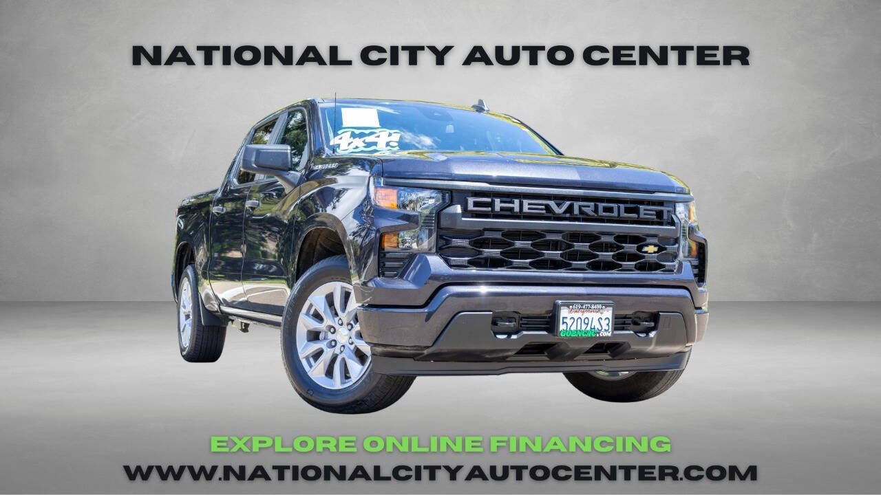 used 2022 Chevrolet Silverado 1500 Custom 4x4 4dr Crew Cab 5.8 ft. SB