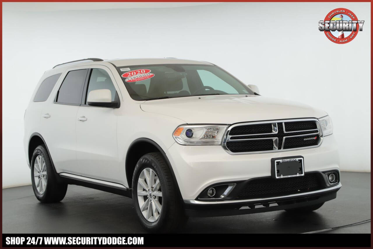 White 2020 Dodge Durango SXT Plus AWD SXT Plus 4dr SUV 1