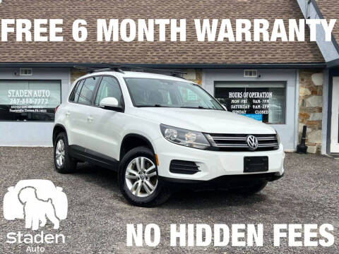 2016 Volkswagen Tiguan for sale at Staden Auto in Feasterville Trevose PA