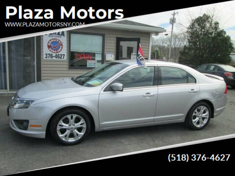 2012 Ford Fusion for sale at Plaza Motors in Rensselaer NY