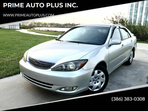 2002 Toyota Camry for sale at PRIME AUTO PLUS INC. in Daytona Beach FL