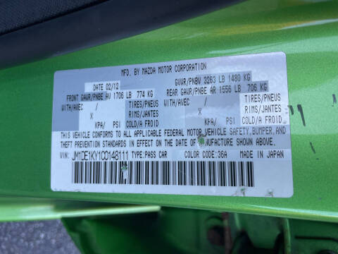 2012 Mazda MAZDA2 Sport