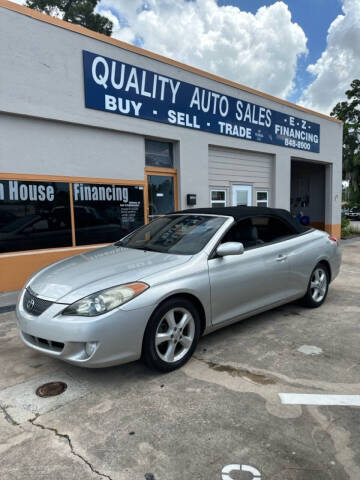 2005 Toyota Camry Solara for sale at QUALITY AUTO SALES OF FLORIDA in New Port Richey FL