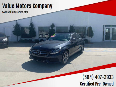 2016 Mercedes-Benz C-Class for sale at Value Motors Company in Marrero LA