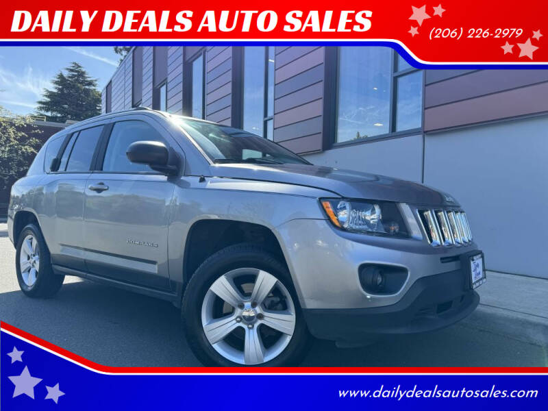 2014 Jeep Compass for sale at DAILY DEALS AUTO SALES in Seattle WA