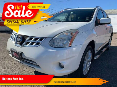 2012 Nissan Rogue for sale at Nations Auto Inc. in Denver CO