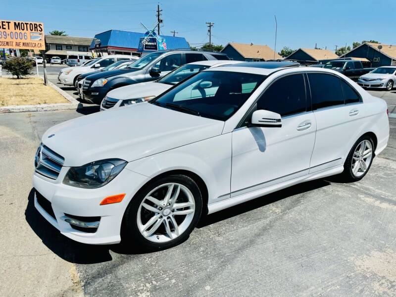 2013 Mercedes-Benz C-Class for sale at Sunset Motors in Manteca CA