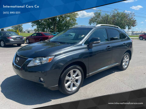 2010 Lexus RX 350 for sale at International Cars Co in Murfreesboro TN