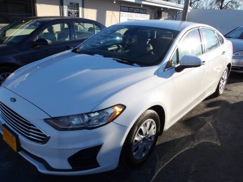 2019 Ford Fusion for sale at River City Auto Sales in Cottage Hills IL