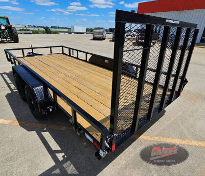 2026 H&H Trailers 82x16 Rail Side