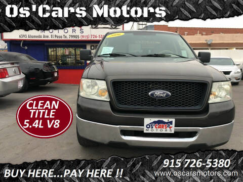 2006 Ford F-150 for sale at Os'Cars Motors in El Paso TX