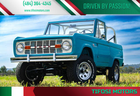 1977 Ford Bronco Sport for sale at Tifosi Motors in Downingtown PA