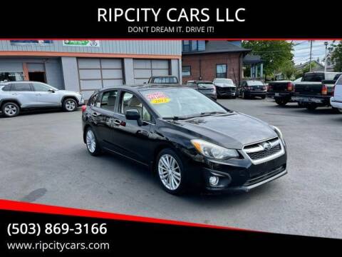 2012 Subaru Impreza for sale at RIPCITY CARS LLC in Portland OR