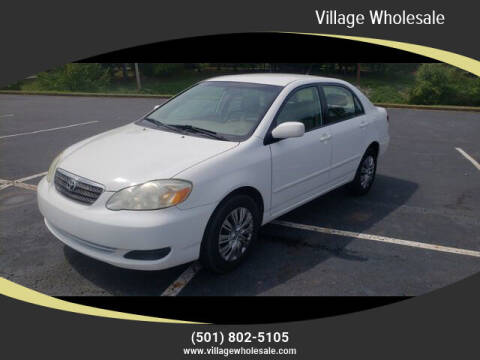 2006 Toyota Corolla for sale at Village Wholesale in Hot Springs Village AR