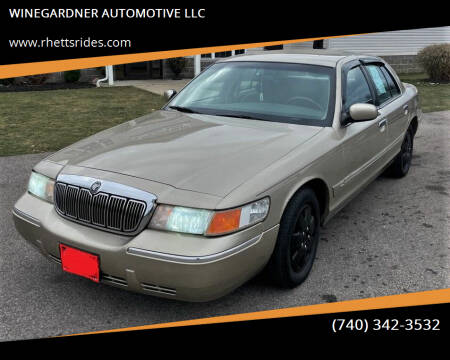2000 Mercury Grand Marquis for sale at WINEGARDNER AUTOMOTIVE LLC in New Lexington OH