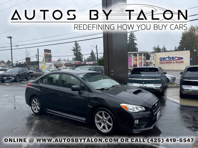 2017 Subaru WRX for sale at Autos by Talon in Seattle, WA