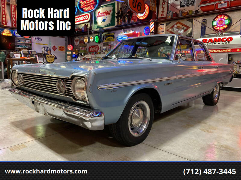1966 Plymouth Belvedere for sale at Rock Hard Motors Inc in Treynor IA
