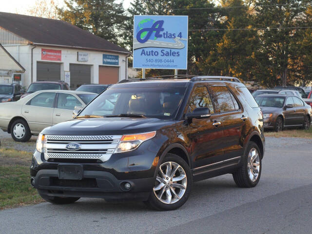 2014 Ford Explorer for sale at Atlas 4 Auto Sales in Fredericksburg, VA