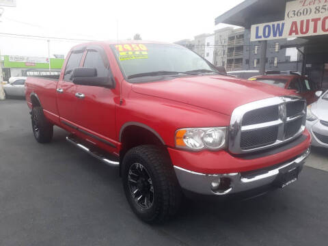 2003 Dodge Ram 2500 for sale at Low Auto Sales in Sedro Woolley WA