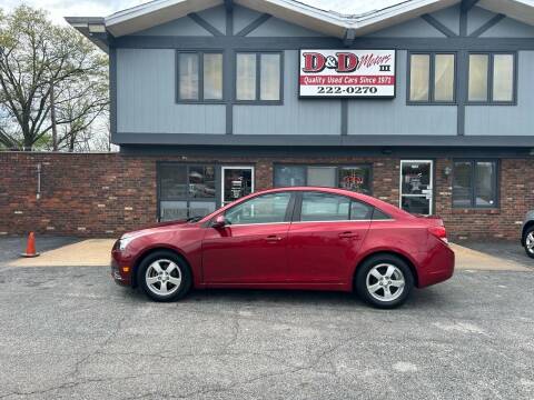 2014 Chevrolet Cruze for sale at D & D Motors Ltd North Belt West in Belleville IL
