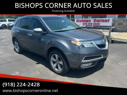 2012 Acura MDX for sale at BISHOPS CORNER AUTO SALES in Sapulpa OK