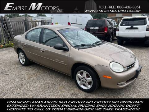 2000 Dodge Neon for sale at Empire Motors LTD in Cleveland OH