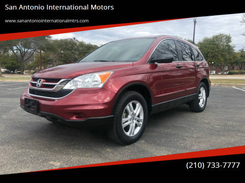 2010 Honda CR-V for sale at San Antonio International Motors in San Antonio TX