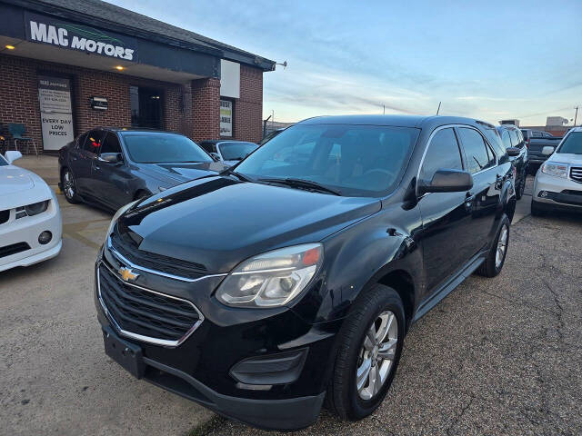 2017 Chevrolet Equinox for sale at Mac Motors in Arlington, TX