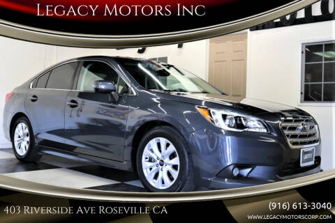 2017 Subaru Legacy for sale at Legacy Motors Inc in Roseville CA