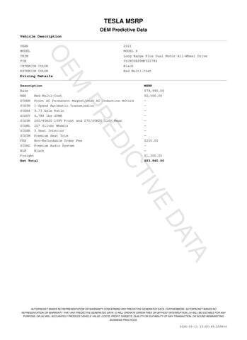 2021 Tesla Model X Long Range Plus