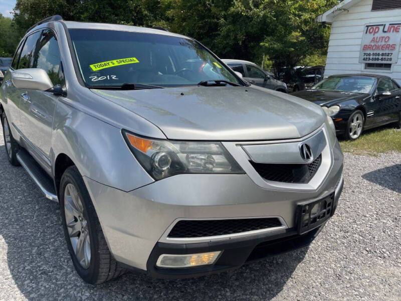 2012 Acura MDX for sale at Topline Auto Brokers in Rossville GA