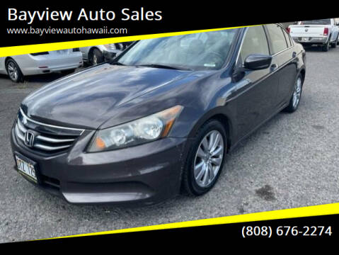 2012 Honda Accord for sale at Bayview Auto Sales in Waipahu HI