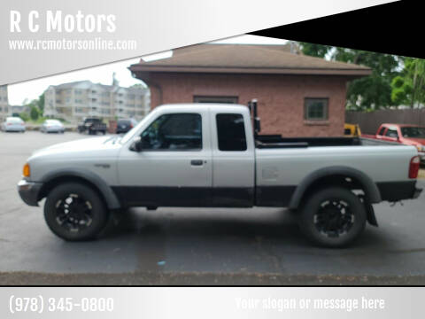 2002 Ford Ranger for sale at R C Motors in Lunenburg MA