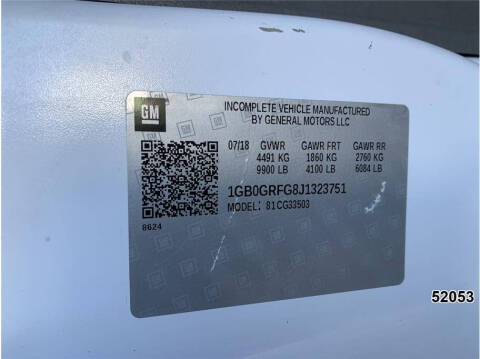 2018 Chevrolet Express 3500