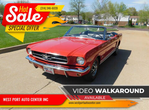 1965 Ford Mustang for sale at WEST PORT AUTO CENTER INC in Fenton MO
