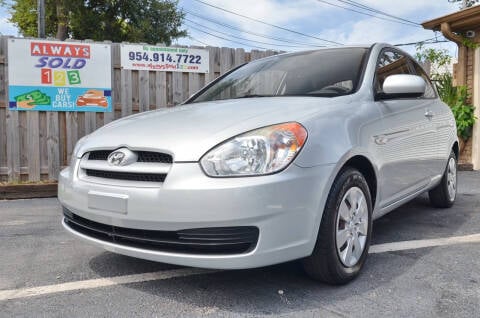 2011 Hyundai Accent for sale at ALWAYSSOLD123 INC in Fort Lauderdale FL