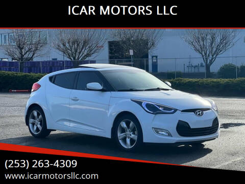 2014 Hyundai Veloster for sale at ICAR MOTORS LLC in Auburn WA