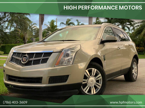 2012 Cadillac SRX for sale at HIGH PERFORMANCE MOTORS in Hollywood FL