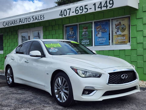 2018 Infiniti Q50 for sale at Caesars Auto Sales in Longwood FL