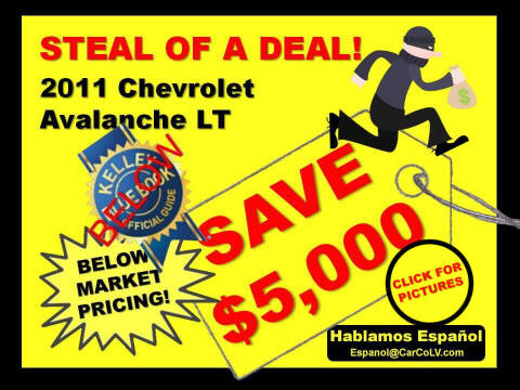 2011 Chevrolet Avalanche for sale at The Car Company in Las Vegas NV
