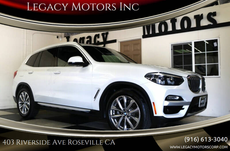 2019 BMW X3 for sale at Legacy Motors Inc in Roseville CA