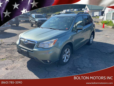 2014 Subaru Forester for sale at BOLTON MOTORS INC in Bolton CT