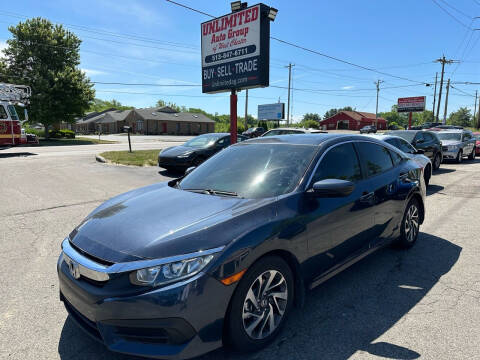 2018 Honda Civic for sale at Unlimited Auto Group in West Chester OH
