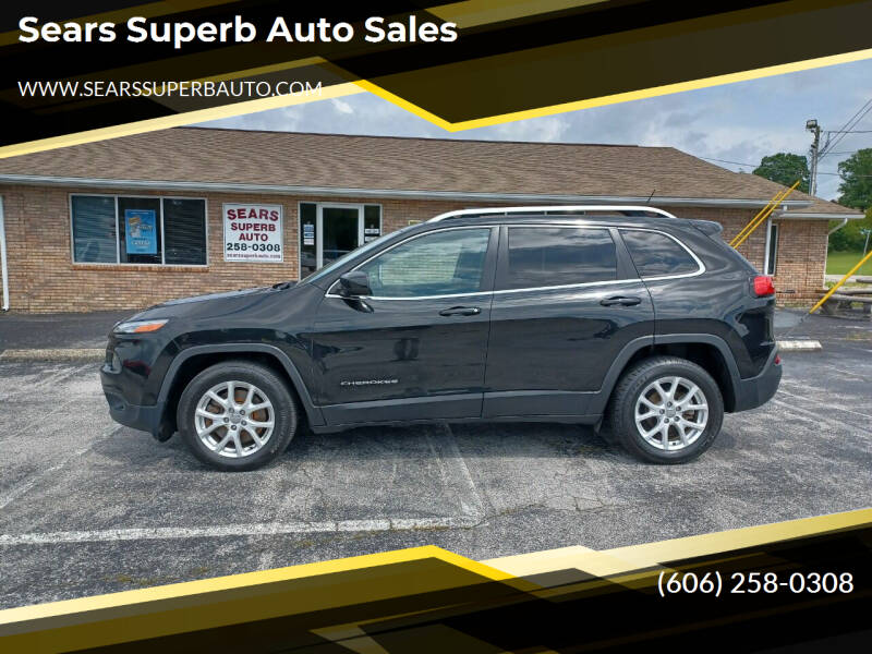 2016 Jeep Cherokee for sale at Sears Superb Auto Sales in Corbin KY