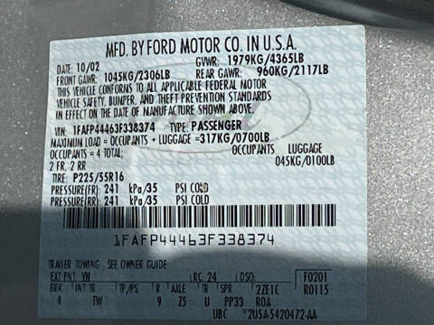 2003 Ford Mustang Premium