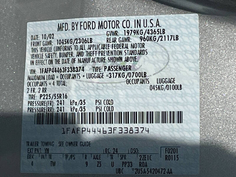 2003 Ford Mustang Premium - Photo 27