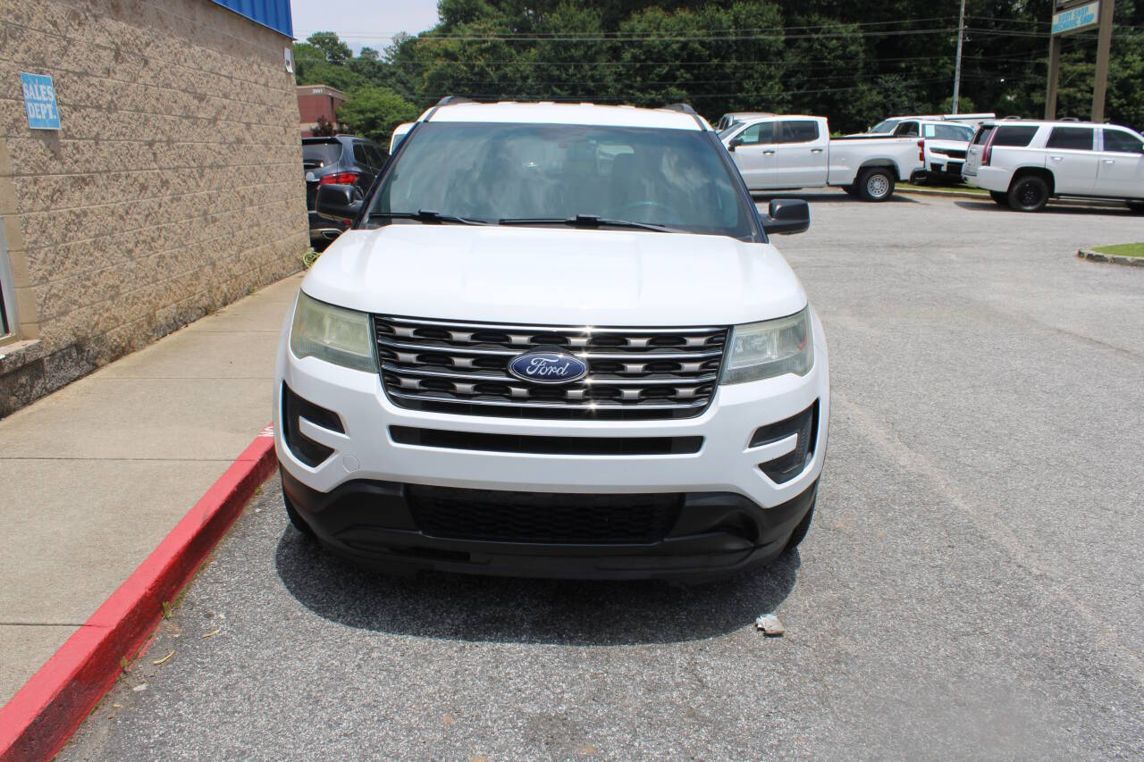 White 2016 Ford Explorer Base AWD Base 4dr SUV 2